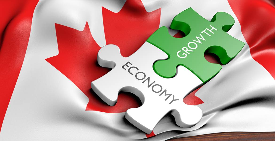 We saw an improvement in Canada's economy in February.